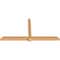Ekena Millwork Eugene Smooth Timber Gable Bracket, Western Red Cedar, 108"W x 54"H x 5 1/2"D x 5 1/2"F, 12/12 Pitch GBW108X54X0606EUG00SWR - alternate 2